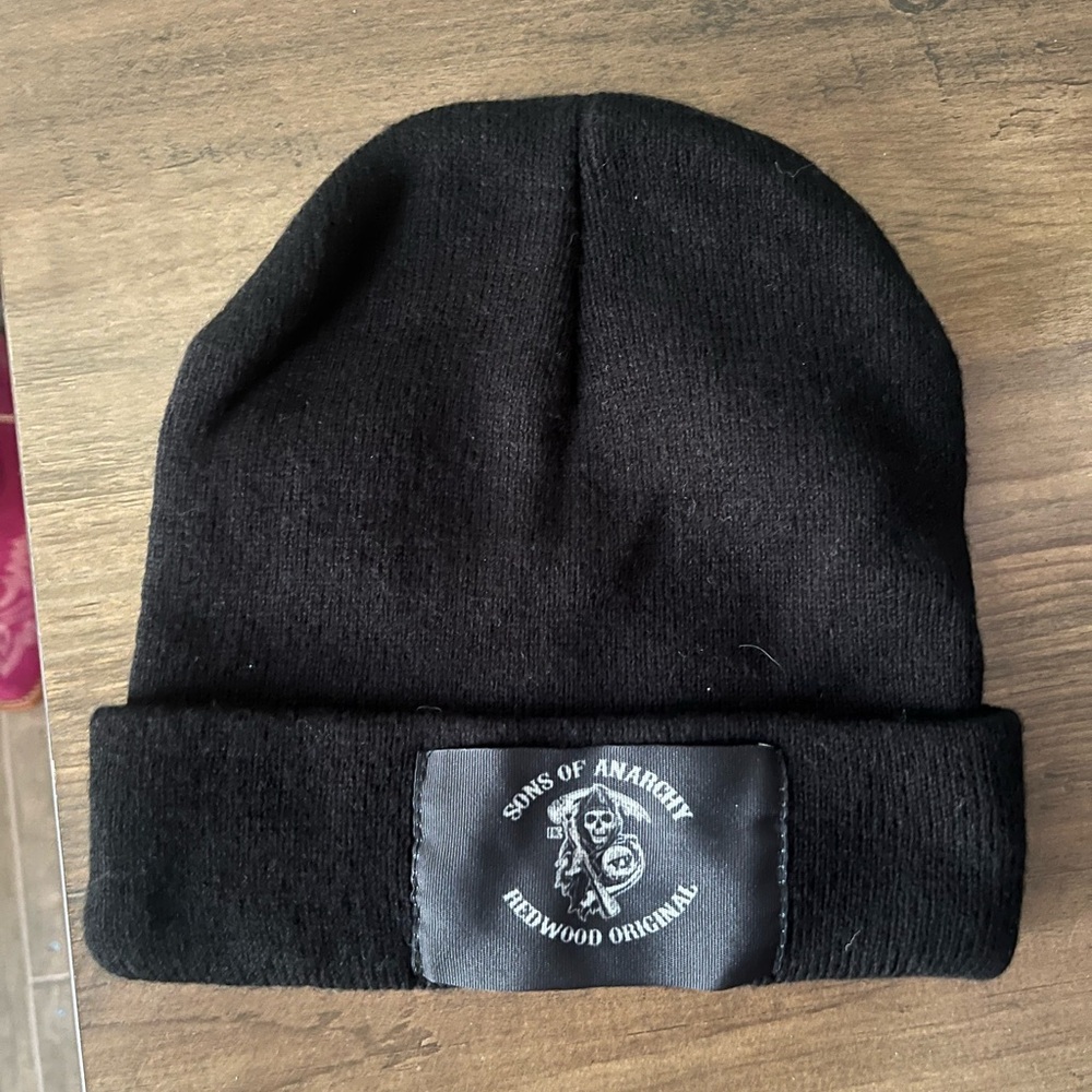 Son’s of Anarchy Redwood Original Black Knit Beanie
